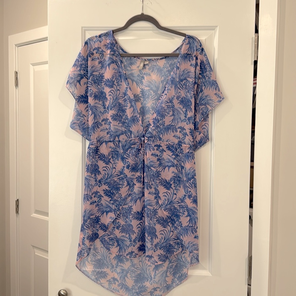 ASOS Palm Print Beach Cover-up